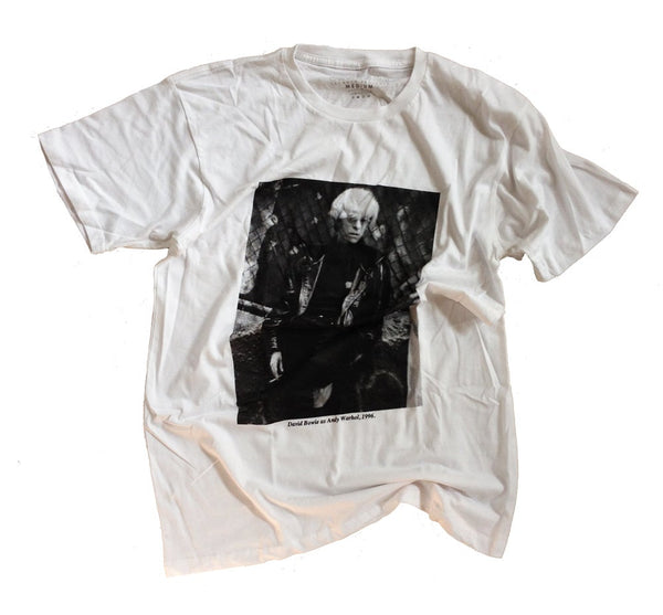 Bowie as Warhol Tee (White)